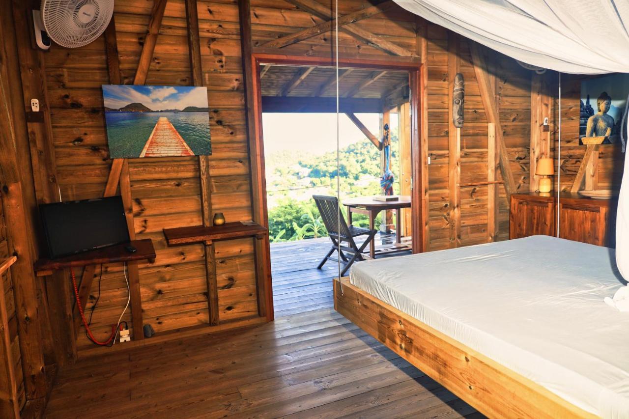 Villa KAZ ANOLI vue époustouflante sur la baie Terre-de-Bas Exterior foto