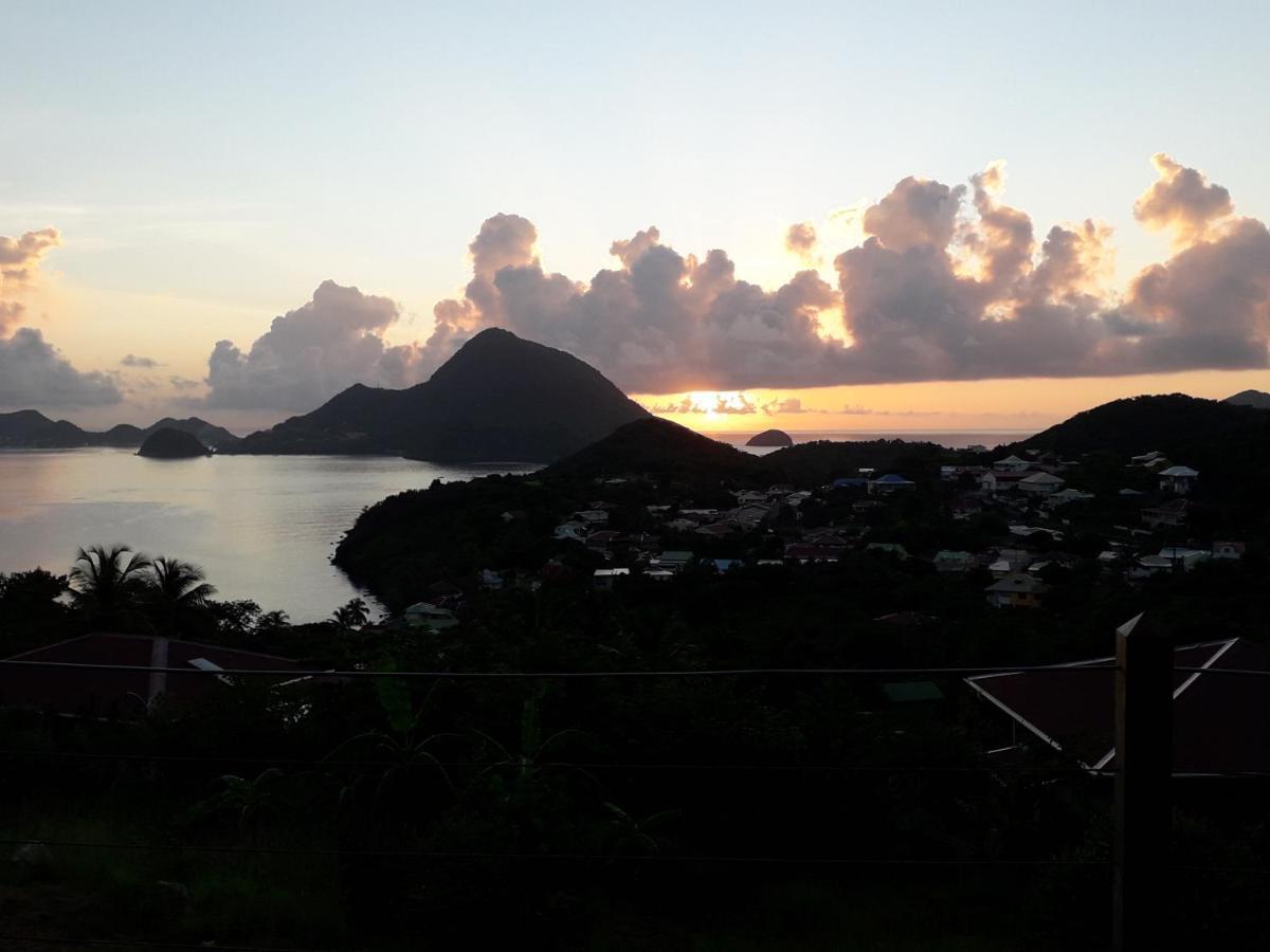 Villa KAZ ANOLI vue époustouflante sur la baie Terre-de-Bas Exterior foto