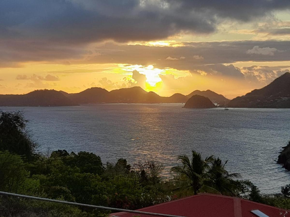 Villa KAZ ANOLI vue époustouflante sur la baie Terre-de-Bas Exterior foto