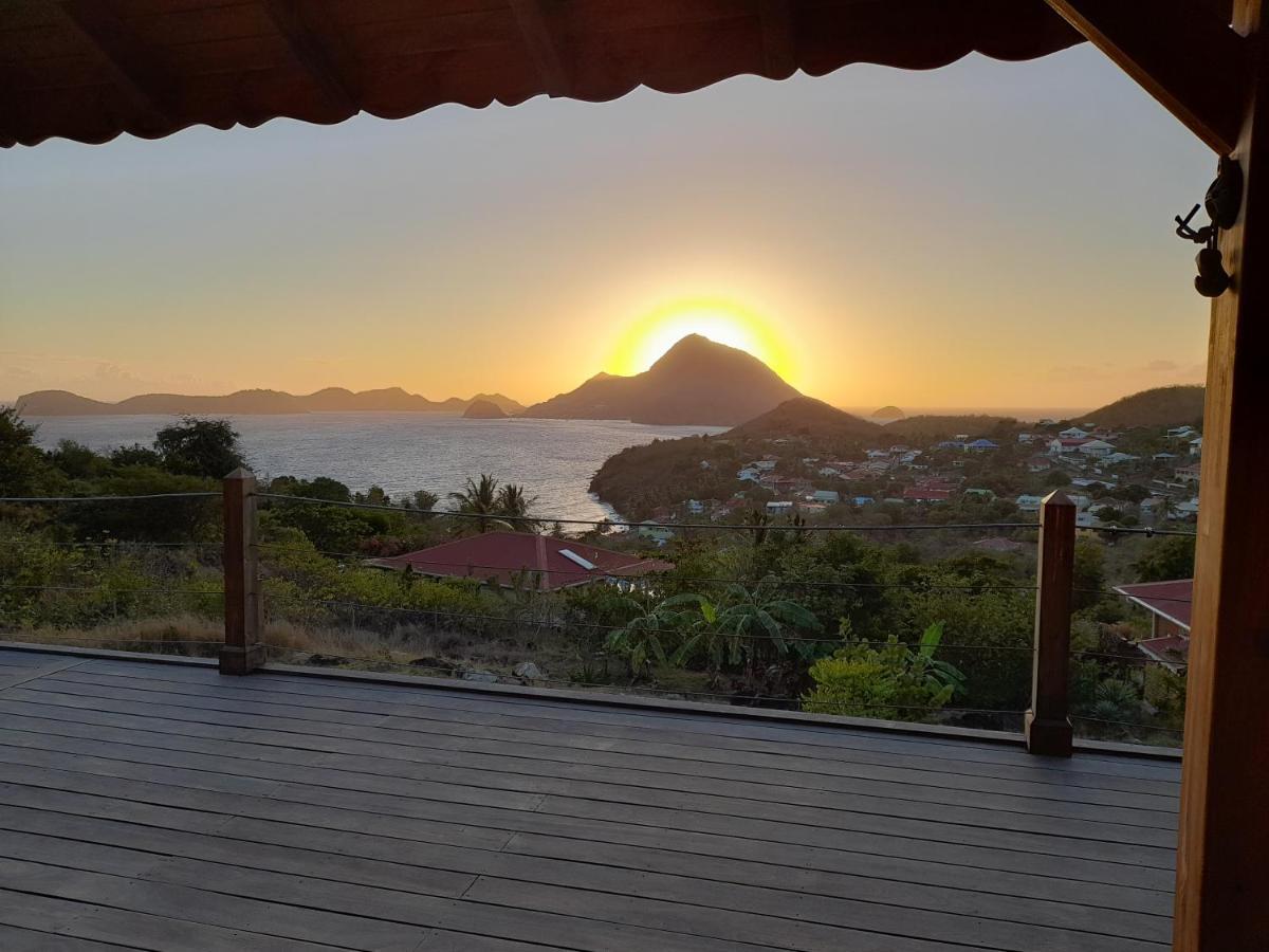Villa KAZ ANOLI vue époustouflante sur la baie Terre-de-Bas Exterior foto