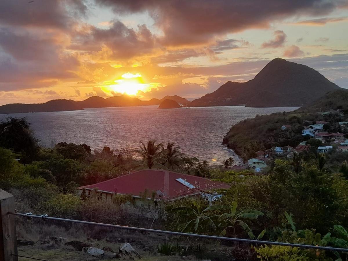 Villa KAZ ANOLI vue époustouflante sur la baie Terre-de-Bas Exterior foto